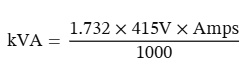 Three-Phase Current Calculation